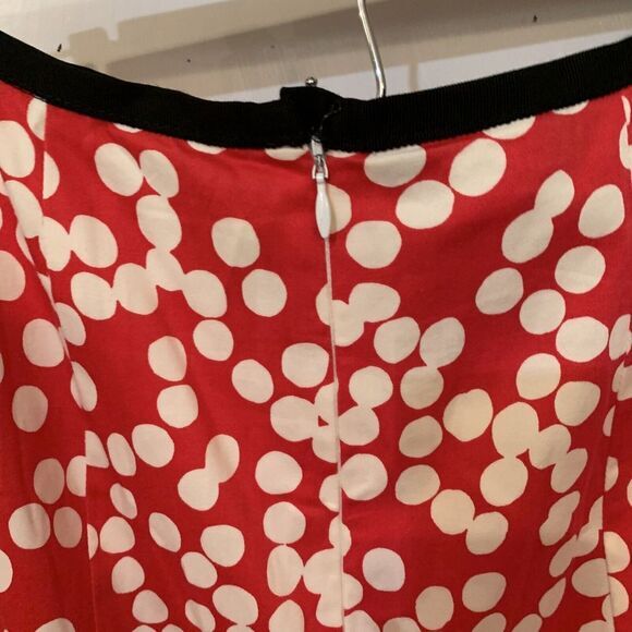 Sara Jane Skirt Womens 0 A Line Wearable Art Artsy Polka Dot Flare Retro Pleated - Picture 6 of 8